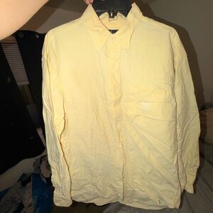 Ralph Lauren Light Yellow Cotton Shirt